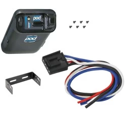 Trailer Brake Control for 07-13 GMC Sierra 1500 2500 3500 w/ Hardwire Wiring Adapter Eletric Trailer Brakes Module Box Controller Pro Series POD
