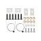 Trailer Hitch Tow Package w/ 7-Way RV Wiring For 05-06 Chevrolet Equinox 06-06 Pontiac Torrent w/ 2" Drop Mount 2" Ball Class 3 2" Receiver All Models Reese