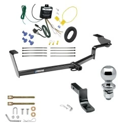 Tow Package For 12-15 Honda Civic Sedan Hybrid Trailer Hitch w/ Wiring Draw-Bar 2" Ball 1-1/4" Receiver Reese