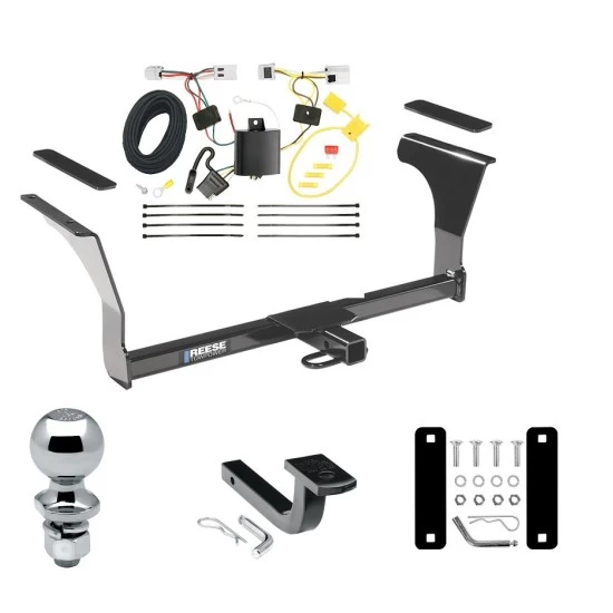 Tow Package For 07-15 22-23 Altima Sedan 09-14 Maxima Trailer Hitch w/ Wiring Draw-Bar 2" Ball 1-1/4" Receiver Reese