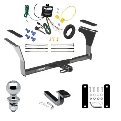 Tow Package For 16-23 Nissan Maxima All Models Trailer Hitch w/ Wiring Draw-Bar 2" Ball 1-1/4" Receiver Reese