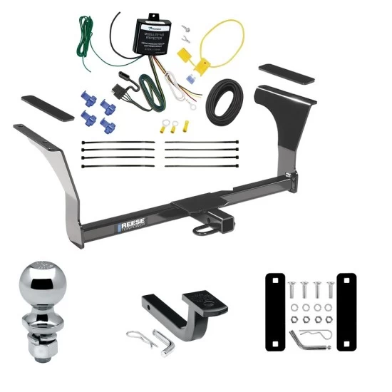 Tow Package For 16-23 Nissan Maxima All Models Trailer Hitch w/ Wiring Draw-Bar 2" Ball 1-1/4" Receiver Reese