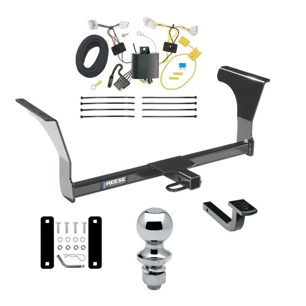 Reese Trailer Tow Hitch For 16-25 Nissan Altima All Models Complete Package w/ Wiring Draw Bar and 1-7/8" Ball