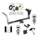Reese Trailer Tow Hitch For 16-25 Nissan Altima All Models Deluxe Package Wiring 2" and 1-7/8" Ball and Lock