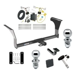 Reese Trailer Tow Hitch For 16-25 Nissan Altima All Models Deluxe Package Wiring 2" and 1-7/8" Ball and Lock