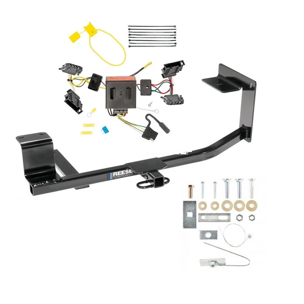 Trailer Hitch w/ Wiring For 06-14 Volkswagen Jetta Sedan Exc TDI Class I 1-1/4" Tow Receiver Reese Tekonsha