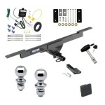 Reese Trailer Tow Hitch For 16-22 Volkswagen Passat All Models Deluxe Package Wiring 2" and 1-7/8" Ball and Lock