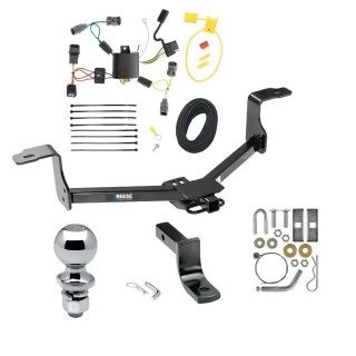 Tow Package For 09-14 Acura TL All Models Trailer Hitch w/ Wiring Draw-Bar 2" Ball 1-1/4" Receiver Reese