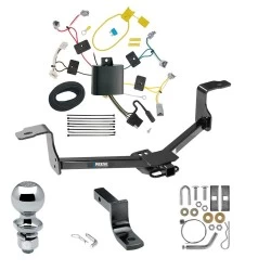 Tow Package For 16-17 Honda Accord Sedan Exc Hybrid Trailer Hitch w/ Wiring Draw-Bar 2" Ball 1-1/4" Receiver Reese