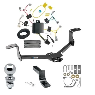 Tow Package For 16-17 Honda Accord Sedan Exc Hybrid Trailer Hitch w/ Wiring Draw-Bar 2" Ball 1-1/4" Receiver Reese