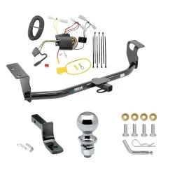 Tow Package For 14-19 Toyota Corolla Sedan Trailer Hitch w/ Wiring Draw-Bar 2" Ball 1-1/4" Receiver Reese