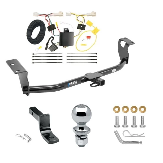 Tow Package For 09-13 Toyota Corolla Trailer Hitch w/ Wiring Draw-Bar 2" Ball 1-1/4" Receiver Reese