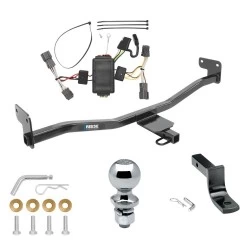 Tow Package For 14-19 KIA Soul w/ LED Taillights Trailer Hitch w/ Wiring Draw-Bar 2" Ball 1-1/4" Receiver Reese