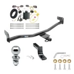Tow Package For 14-19 KIA Soul w/o LED Taillights Trailer Hitch w/ Wiring Draw-Bar 2" Ball 1-1/4" Receiver Reese