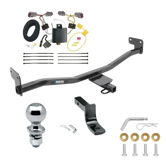 Tow Package For 14-19 KIA Soul w/o LED Taillights Trailer Hitch w/ Wiring Draw-Bar 2" Ball 1-1/4" Receiver Reese