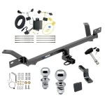 Reese Trailer Tow Hitch For 15-21 Volkswagen Golf All Models Deluxe Package Wiring 2" and 1-7/8" Ball and Lock