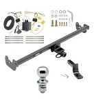 Reese Trailer Tow Hitch For 15-19 Toyota Yaris Hatchback Except SE 20-22 Yaris Sedan Complete Package w/ Wiring Draw Bar and 1-7/8" Ball