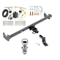 Reese Trailer Tow Hitch For 15-19 Toyota Yaris Hatchback Except SE 20-22 Yaris Sedan Complete Package w/ Wiring Draw Bar and 1-7/8" Ball
