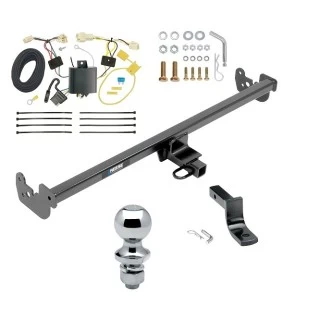 Reese Trailer Tow Hitch For 15-19 Toyota Yaris Hatchback Except SE 20-22 Yaris Sedan Complete Package w/ Wiring Draw Bar and 1-7/8" Ball