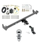 Reese Trailer Tow Hitch For 15-19 Toyota Yaris Hatchback Except SE 20-22 Yaris Sedan Complete Package w/ Wiring Draw Bar and 2" Ball
