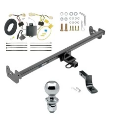 Reese Trailer Tow Hitch For 15-19 Toyota Yaris Hatchback Except SE 20-22 Yaris Sedan Complete Package w/ Wiring Draw Bar and 2" Ball