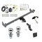 Reese Trailer Tow Hitch For 15-19 Toyota Yaris Hatchback Except SE 20-22 Yaris Sedan Deluxe Package Wiring 2" and 1-7/8" Ball and Lock