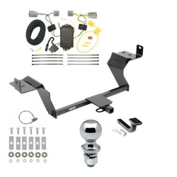 Reese Trailer Tow Hitch For 15-23 Ford Mustang All Models Complete Package w/ Wiring Draw Bar and 2" Ball