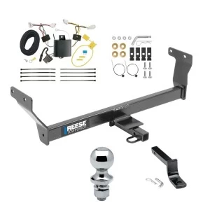Reese Trailer Tow Hitch For 14-24 INFINITI Q50 Complete Package w/ Wiring Draw Bar and 1-7/8" Ball