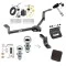 Ultimate Tow Package For 16-22 Honda HR-V All Models Trailer Hitch w/ Wiring Draw-Bar Dual 2" and 1-7/8" Ball Lock Bracket Cover 1-1/4" Receiver Reese