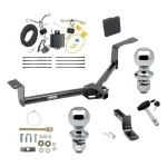 Reese Trailer Tow Hitch For 16-22 Honda HR-V All Models Deluxe Package Wiring 2" and 1-7/8" Ball and Lock