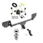 Reese Trailer Tow Hitch For 16-22 Chevrolet Spark All Models Complete Package w/ Wiring Draw Bar and 1-7/8" Ball