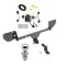 Reese Trailer Tow Hitch For 16-22 Chevrolet Spark All Models Complete Package w/ Wiring Draw Bar and 1-7/8" Ball