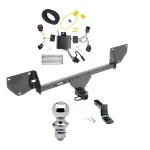 Reese Trailer Tow Hitch For 16-22 Chevrolet Spark Complete Package w/ Wiring Draw Bar and 2" Ball