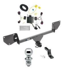 Reese Trailer Tow Hitch For 16-22 Chevrolet Spark All Models Complete Package w/ Wiring Draw Bar and 2" Ball