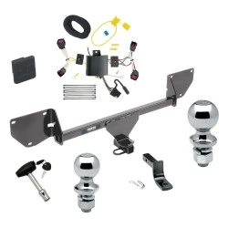Reese Trailer Tow Hitch For 16-22 Chevrolet Spark All Models Deluxe Package Wiring 2" and 1-7/8" Ball and Lock
