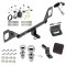Trailer Hitch w/ Wiring For 16-21 Honda Civic Sedan - exc center exhaust Class I 1-1/4" Tow Receiver Reese Tekonsha