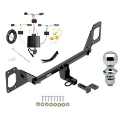Reese Trailer Tow Hitch For 22-26 Honda Civic Hatchback & Sedan- exc center exhaust Complete Package w/ Wiring Draw Bar and 1-7/8" Ball