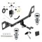 Reese Trailer Hitch w/ Wiring For 21-23 Honda Civic Sedan Coupe Hatchback Deluxe Package Wiring 2" and 1-7/8" Ball and Lock