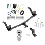Reese Trailer Tow Hitch For 17-21 Chevrolet Bolt EV All Models Complete Package w/ Wiring Draw Bar and 1-7/8" Ball