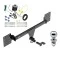 Reese Trailer Tow Hitch For 12-23 Tesla S Complete Package w/ Wiring Draw Bar and 2" Ball