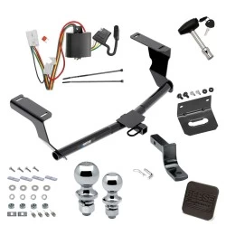 Ultimate Tow Package For 13-13 Subaru XV Crosstrek 14-15 (Except Hybrid) Trailer Hitch w/ Wiring Draw-Bar Dual 2" and 1-7/8" Ball Lock Bracket Cover 1-1/4" Receiver Reese