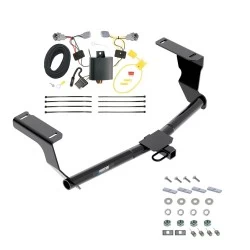 Trailer Hitch w/ Wiring For 12-16 Subaru Impreza 5 Dr. Wagon single exhaust Class I 1-1/4" Tow Receiver Reese Tekonsha