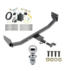 Reese Trailer Tow Hitch For 17-22 Hyundai Ioniq Complete Package w/ Wiring Draw Bar and 1-7/8" Ball