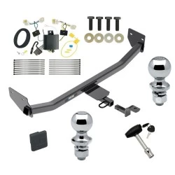 Reese Trailer Tow Hitch For 17-22 Hyundai Ioniq Deluxe Package Wiring 2" and 1-7/8" Ball and Lock