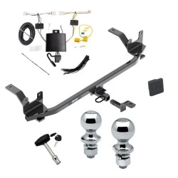 Reese Trailer Tow Hitch For 18-23 KIA Rio Sedan Deluxe Package Wiring 2" and 1-7/8" Ball and Lock