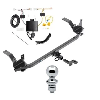 Reese Trailer Tow Hitch For 18-23 KIA Rio Sedan Complete Package w/ Wiring Draw Bar and 1-7/8" Ball