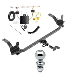 Reese Trailer Tow Hitch For 18-23 KIA Rio Sedan Complete Package w/ Wiring Draw Bar and 2" Ball