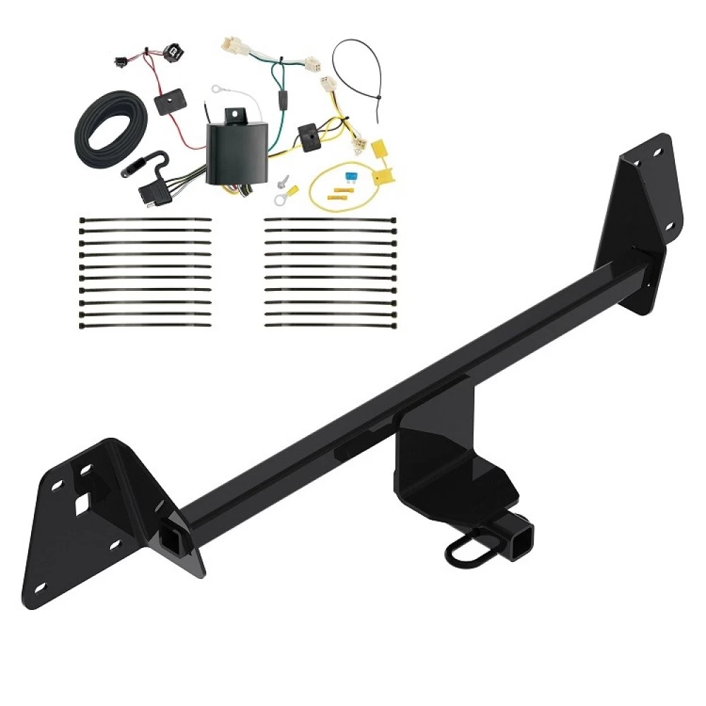 Reese Trailer Tow Hitch For 16-18 Toyota Prius All Models w/ Wiring Harness Kit Class 1 1-1/4" Receiver