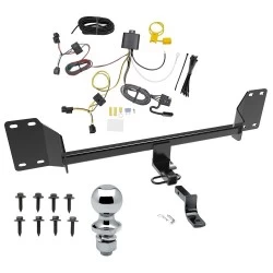 Reese Trailer Tow Hitch For 18-22 Honda Accord Complete Package w/ Wiring Draw Bar and 1-7/8" Ball