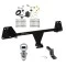 Reese Trailer Tow Hitch For 18-22 Toyota C-HR All Models Complete Package w/ Wiring Draw Bar and 2" Ball
